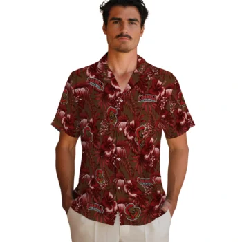 cornell big red hibiscus exotic red hawaiian shirts fashion forward