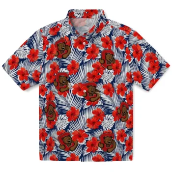 cornell big red hibiscus fiesta red royal blue hawaiian shirts best selling