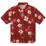 Cornell Big Red Hawaiian Shirt – Hibiscus Flower Design