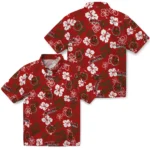 Cornell Big Red Hawaiian Shirt – Hibiscus Flower Design