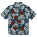 Cornell Big Red Hawaiian Shirt – Hibiscus Flowers