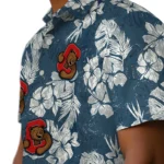 Cornell Big Red Hawaiian Shirt – Hibiscus Flowers