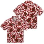 Cornell Big Red Hawaiian Shirt – Hibiscus Motif