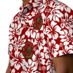 Cornell Big Red Hawaiian Shirt – Hibiscus Motif