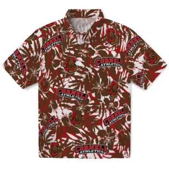 cornell big red hibiscus overlay hawaiian shirts best selling