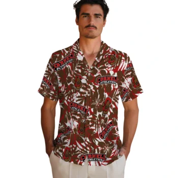 cornell big red hibiscus overlay hawaiian shirts fashion forward