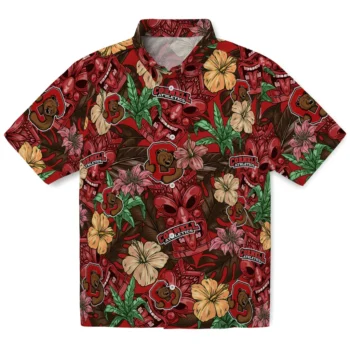 cornell big red tiki jungle red hawaiian shirts best selling