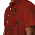 Cornell Big Red Hawaiian Shirt – Leaf Outline