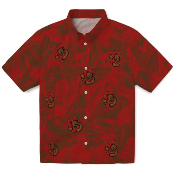 cornell big red monstera layer red hawaiian shirts best selling