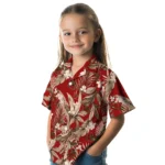 Cornell Big Red Hawaiian Shirt – Palm Leaves