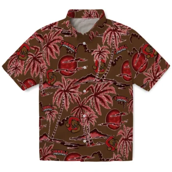 cornell big red palm sunset hawaiian shirts best selling