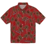Cornell Big Red Hawaiian Shirt – Palm Tree Motif