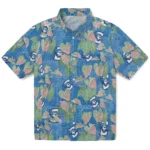 Creighton Bluejays Hawaiian Shirt – Anthurium Overlay