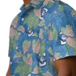 Creighton Bluejays Hawaiian Shirt – Anthurium Overlay