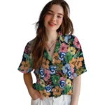 Creighton Bluejays Hawaiian Shirt – Brilliant Hibiscus Garden