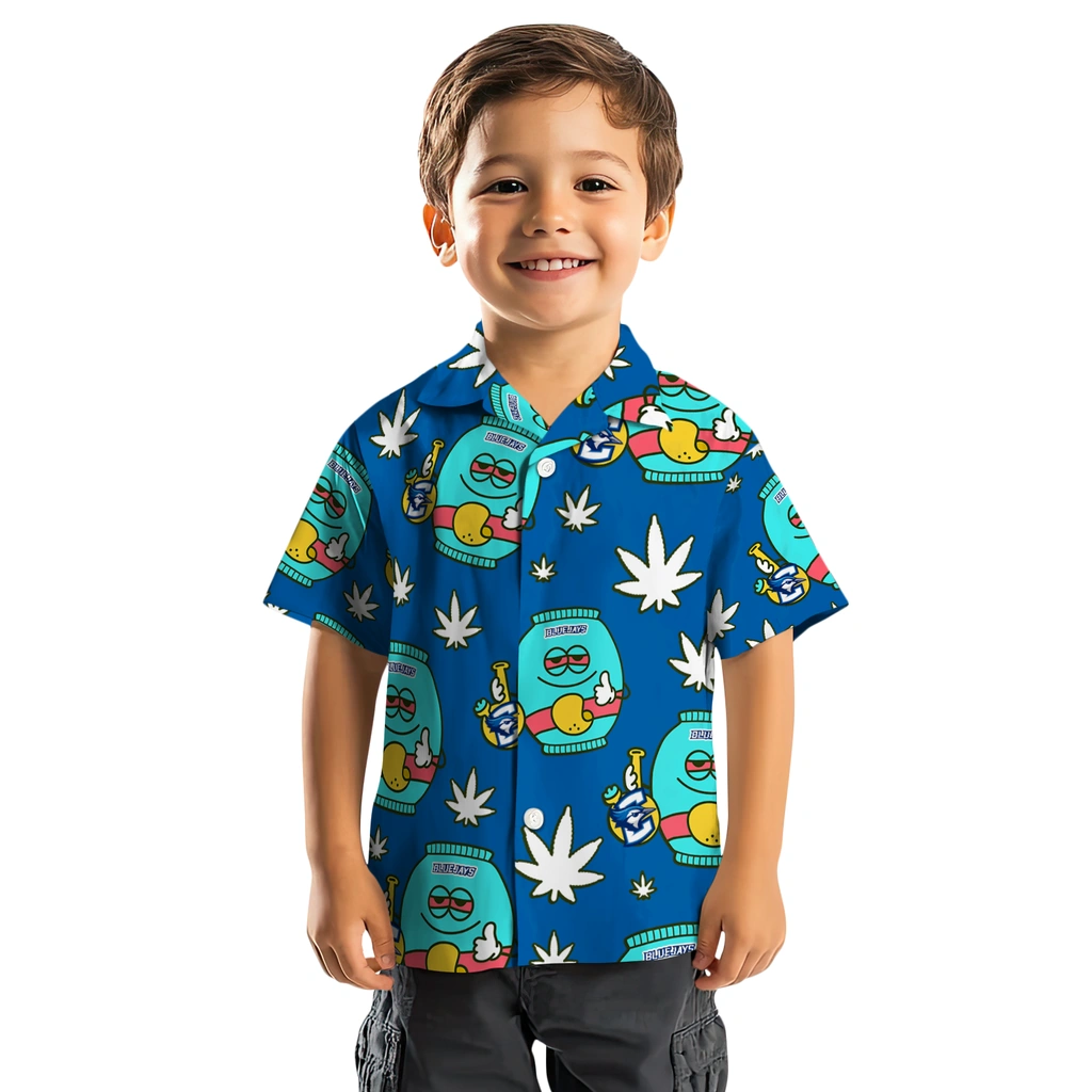 Creighton Bluejays Hawaiian Shirt - Chill Vibe creighton bluejays bong smile blue hawaiian shirts top rated