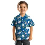 Creighton Bluejays Hawaiian Shirt – Flamingo and Hibiscus