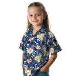 Creighton Bluejays Hawaiian Shirt – Flamingo Hibiscus