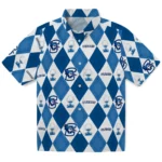 Creighton Bluejays Hawaiian Shirt – Golfing Plaid