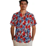 Creighton Bluejays Hawaiian Shirt – Hibiscus Fiesta
