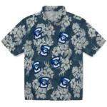 Creighton Bluejays Hawaiian Shirt – Hibiscus Flowers