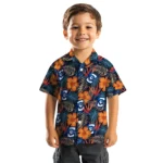 Creighton Bluejays Hawaiian Shirt – Hibiscus Foliage