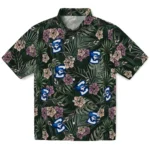 Creighton Bluejays Hawaiian Shirt – Hibiscus Leaves Pattern