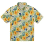 Creighton Bluejays Hawaiian Shirt – Hibiscus Mood