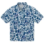 Creighton Bluejays Hawaiian Shirt – Hibiscus Motif