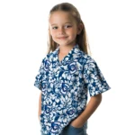 Creighton Bluejays Hawaiian Shirt – Hibiscus Motif