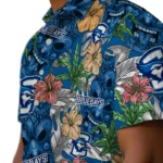 Creighton Bluejays Hawaiian Shirt – Hibiscus Tiki Jungle