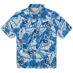 Creighton Bluejays Hawaiian Shirt – Monstera Layer