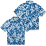 Creighton Bluejays Hawaiian Shirt – Monstera Layer