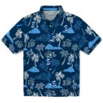 Creighton Bluejays Hawaiian Shirt – Palm And Clouds