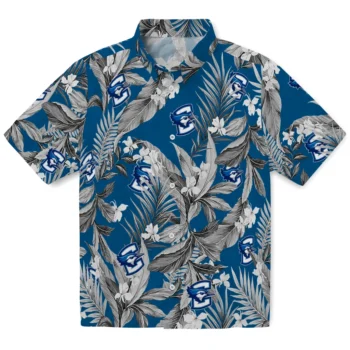 creighton bluejays palm leaves blue hawaiian shirts best selling