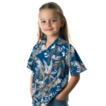 Creighton Bluejays Hawaiian Shirt – Palm Leaves