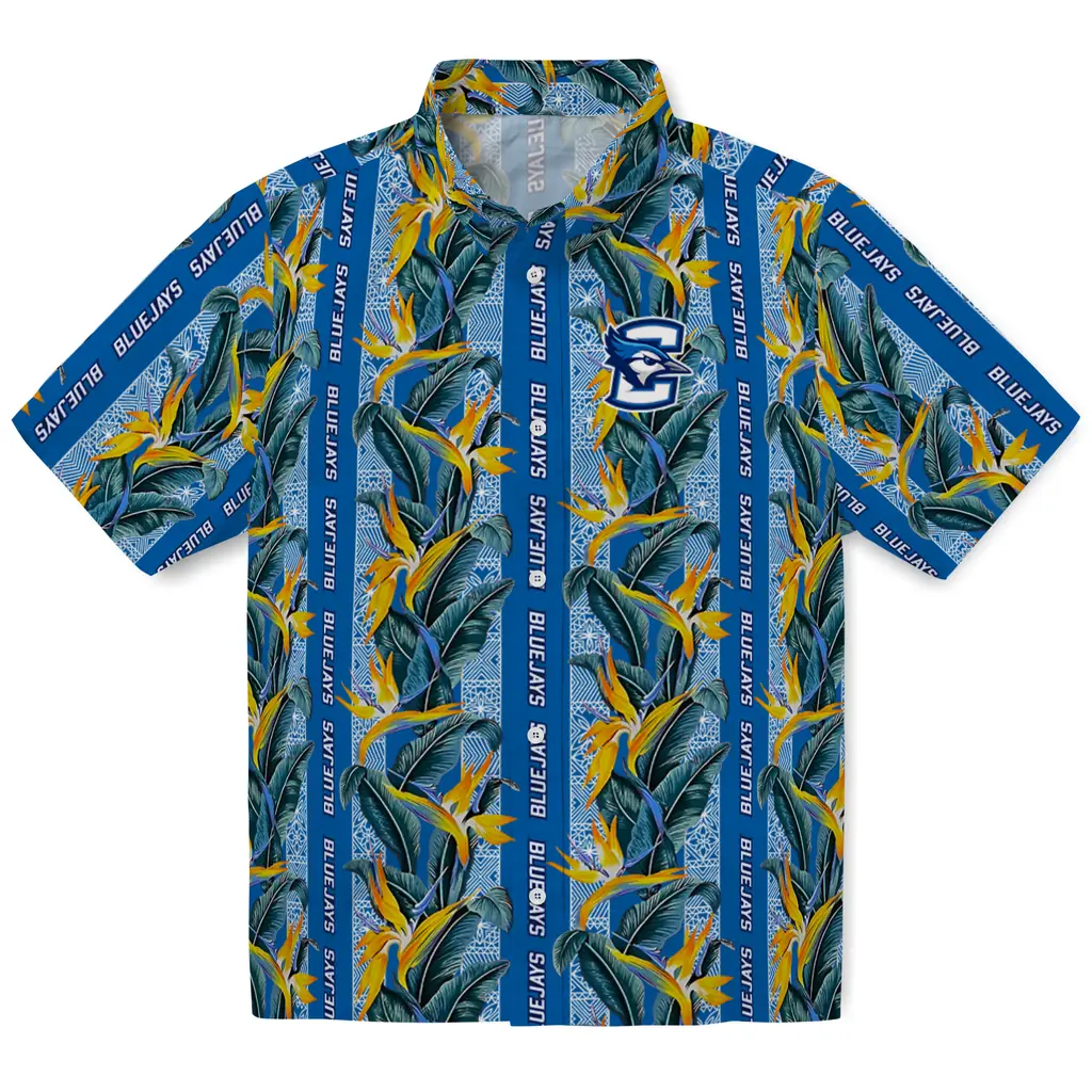Creighton Bluejays Hawaiian Shirt - Paradise Vines creighton bluejays paradise vines blue hawaiian shirts best selling
