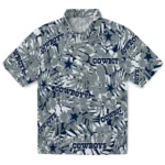 Dallas Cowboys Hawaiian Shirt – Hibiscus Overlay