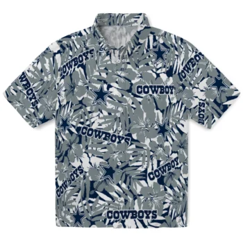 dallas cowboys hibiscus overlay hawaiian shirts best selling