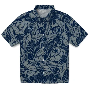 dallas cowboys monstera layer blue hawaiian shirts best selling