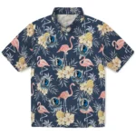 Dallas Mavericks Hawaiian Shirt – Flamingo Hibiscus
