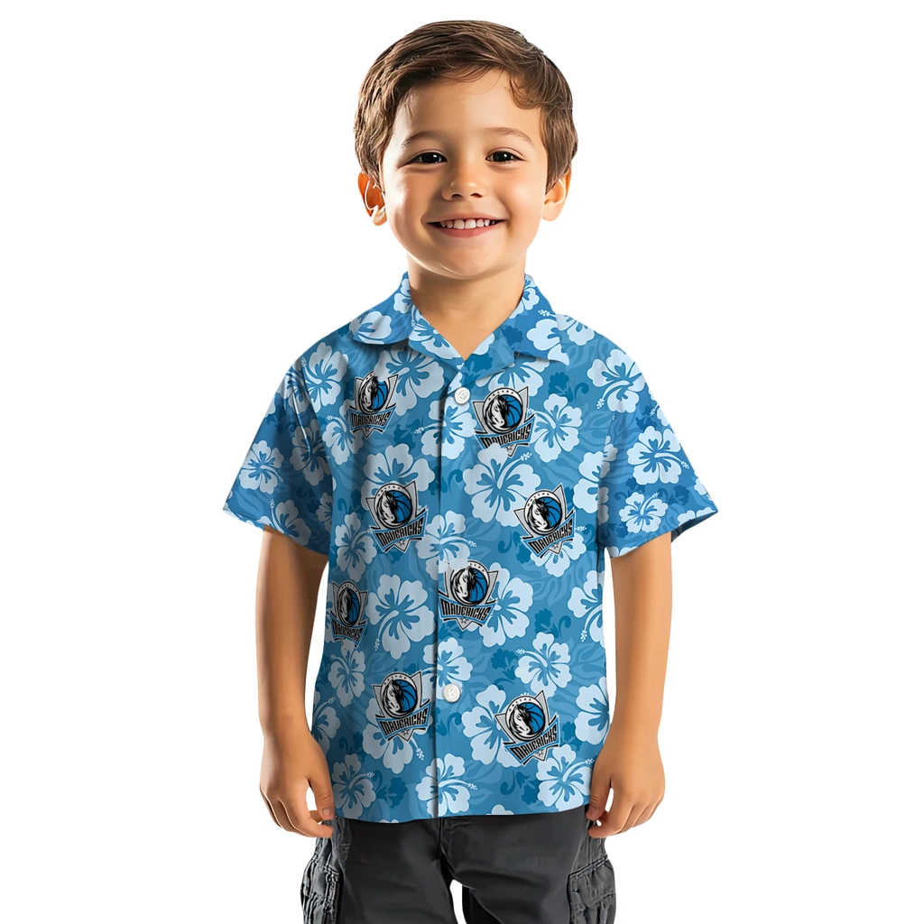Dallas Mavericks Hawaiian Shirt - Hibiscus Cluster dallas mavericks hibiscus cluster blue hawaiian shirts top rated