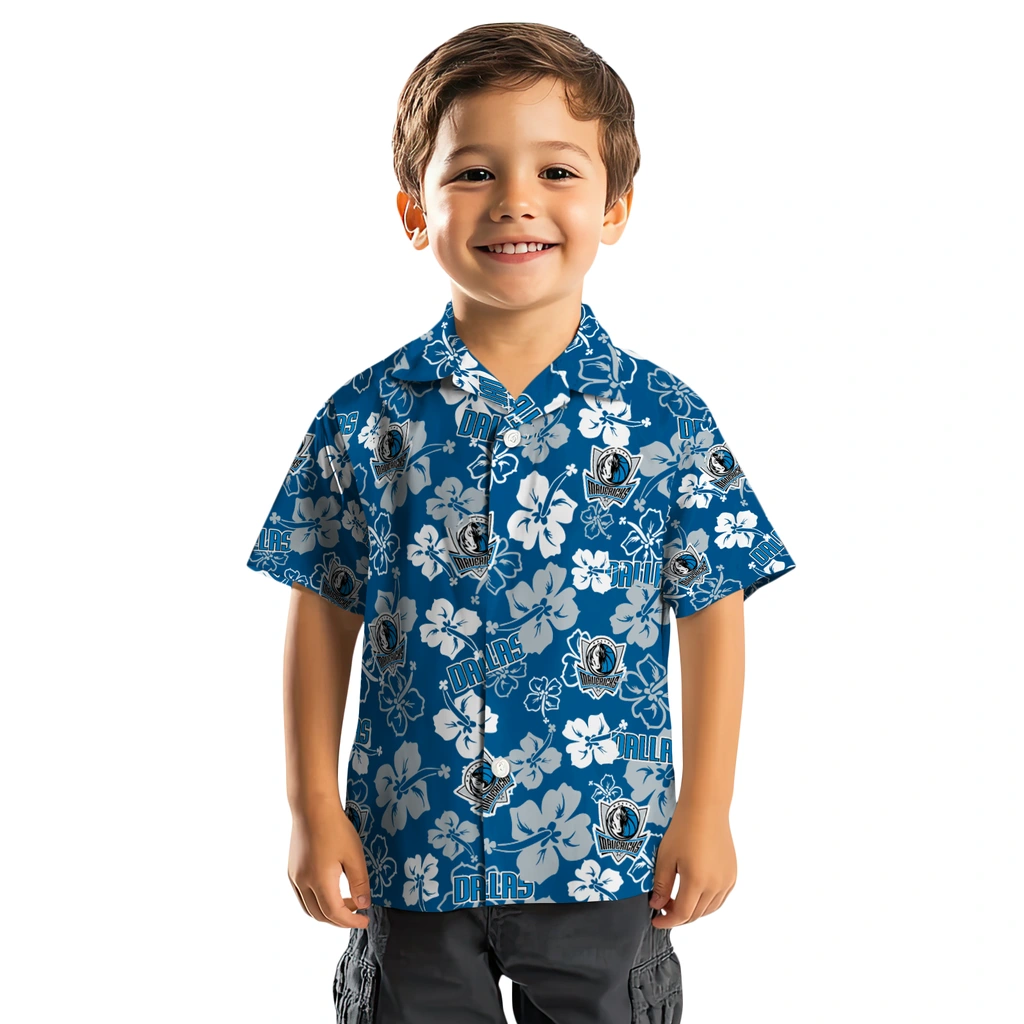 Dallas Mavericks Hawaiian Shirt - Hibiscus Flower Design dallas mavericks hibiscus bloom blue hawaiian shirts top rated
