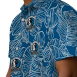 Dallas Mavericks Hawaiian Shirt – Leaf Outline
