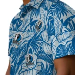 Dallas Mavericks Hawaiian Shirt – Monstera Layer
