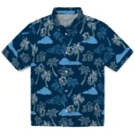Dallas Mavericks Hawaiian Shirt – Palm And Clouds