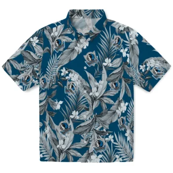dallas mavericks palm leaves blue hawaiian shirts best selling
