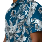 Dallas Mavericks Hawaiian Shirt – Palm Leaves