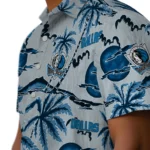 Dallas Mavericks Hawaiian Shirt – Palm Sunset
