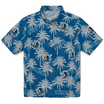 dallas mavericks palm grove blue hawaiian shirts best selling
